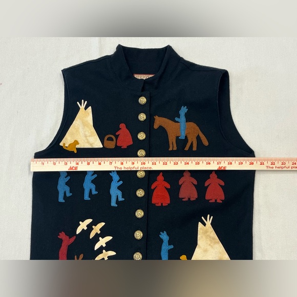 Double D Ranch Black Vest - L - RARE - Picture 13 of 15